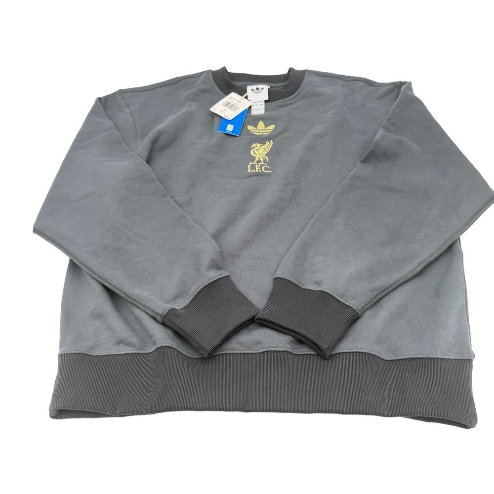 ($90 MSRP) Men's Size Large - adidas Liverpool FC LFSTLR Crew Sweatshirt KC7801